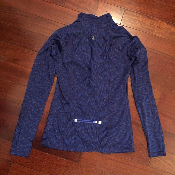 ❗️SOLD❗️Athleta Pop Space Dye half zip pullover - Picture 4 of 6